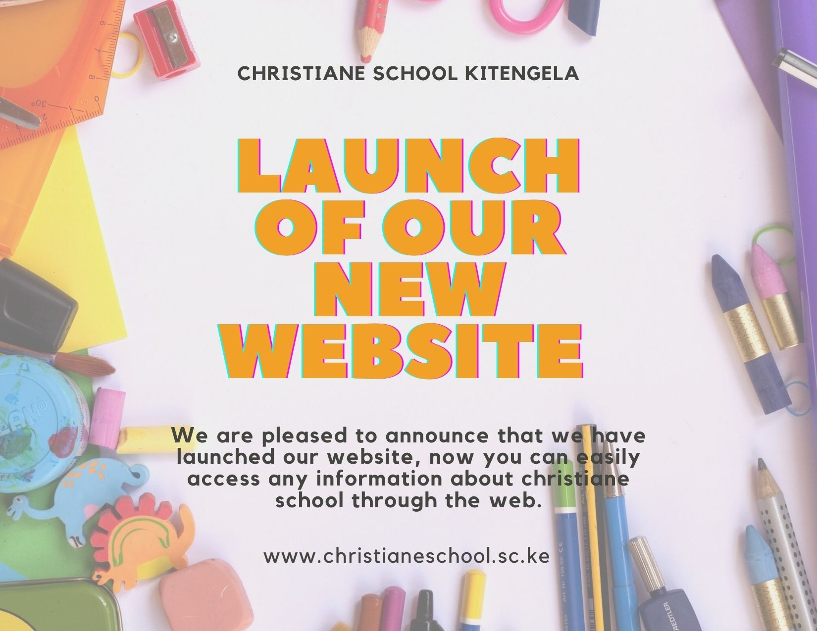 Website Launch Announcement